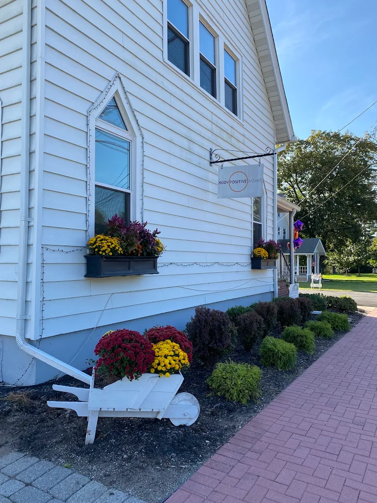 The 1820 historic building that houses the Center for Mind Body Balance in Saddle River, NJ