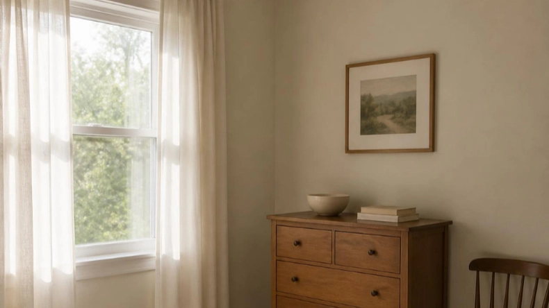 A window with soft morning light, representing grief support after a suicide loss in Bergen County, NJ