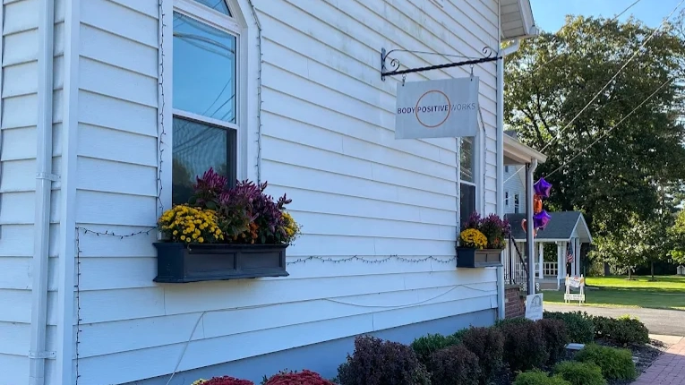 The entrance to the Center for Mind Body Balance at 96 Allendale Road in Saddle River, NJ, home of Grief Unbound