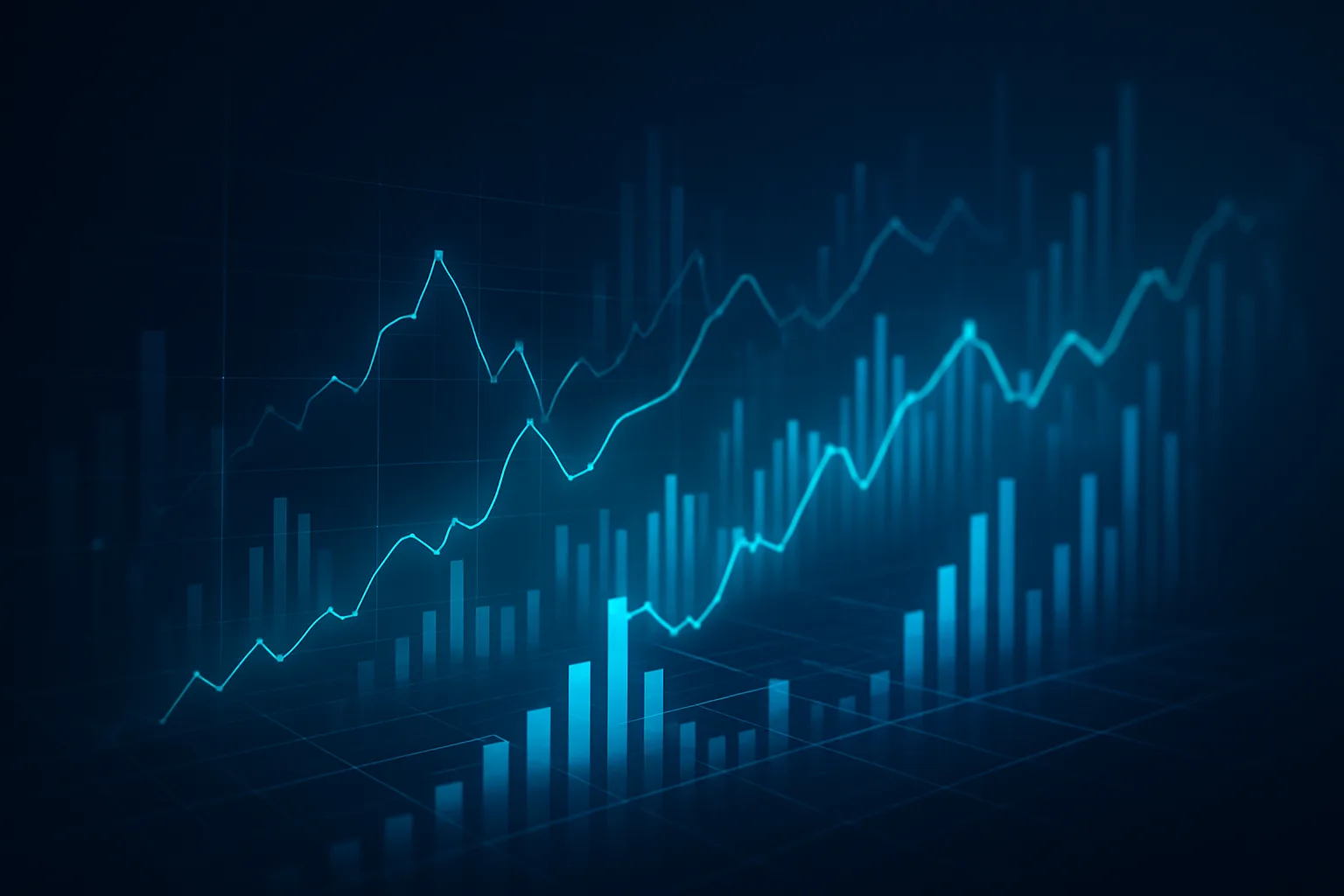 Dashboard showing AI-powered financial analytics with spending trends, cash flow forecasts, and anomaly detection